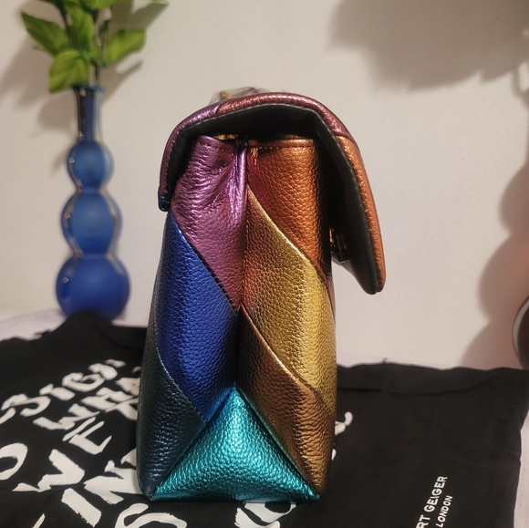 KURT GEIGER LONDON LEATHER KENSINGTON BAG - Picture 7 of 16